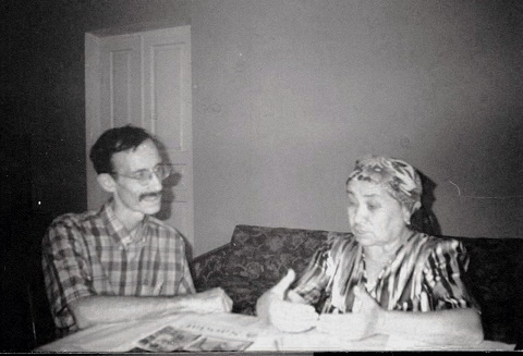 Author with Barno opa